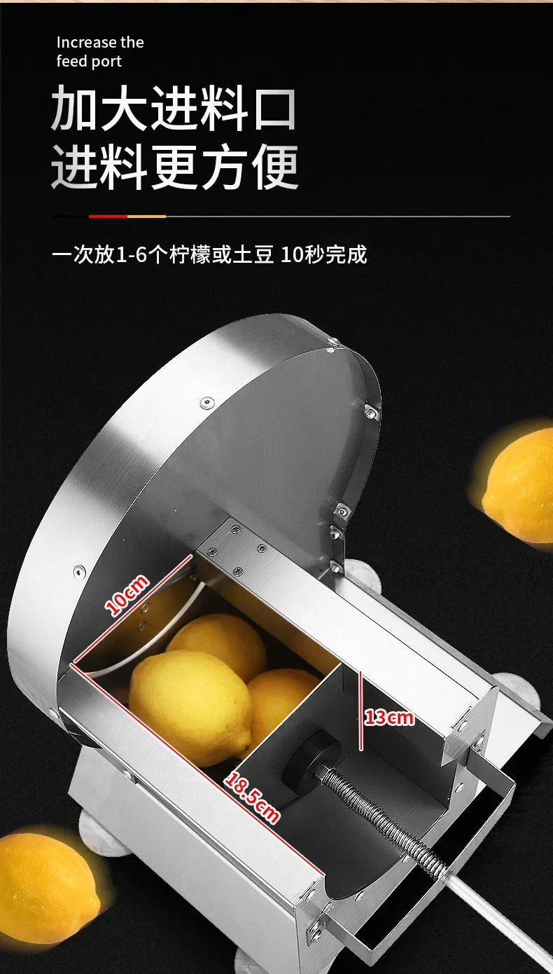 Stainless Steel Commercial Slicer Lemon Slice Potato Fruit