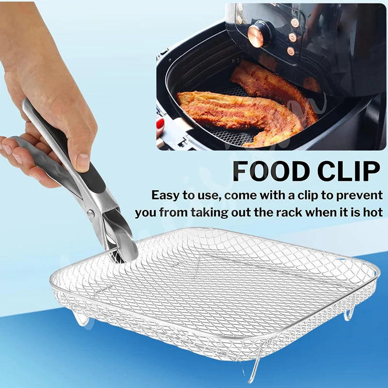Air Fryer Baking Rack Metal Oven Grill Racks