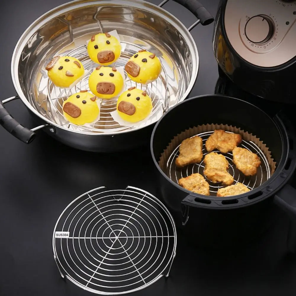 304 Stainless Steel Steamer Rack Pot Steaming Tray