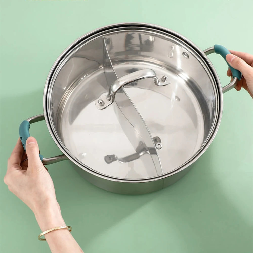 2pcs Silicone Pan Handle Cover Heat Insulation Assist