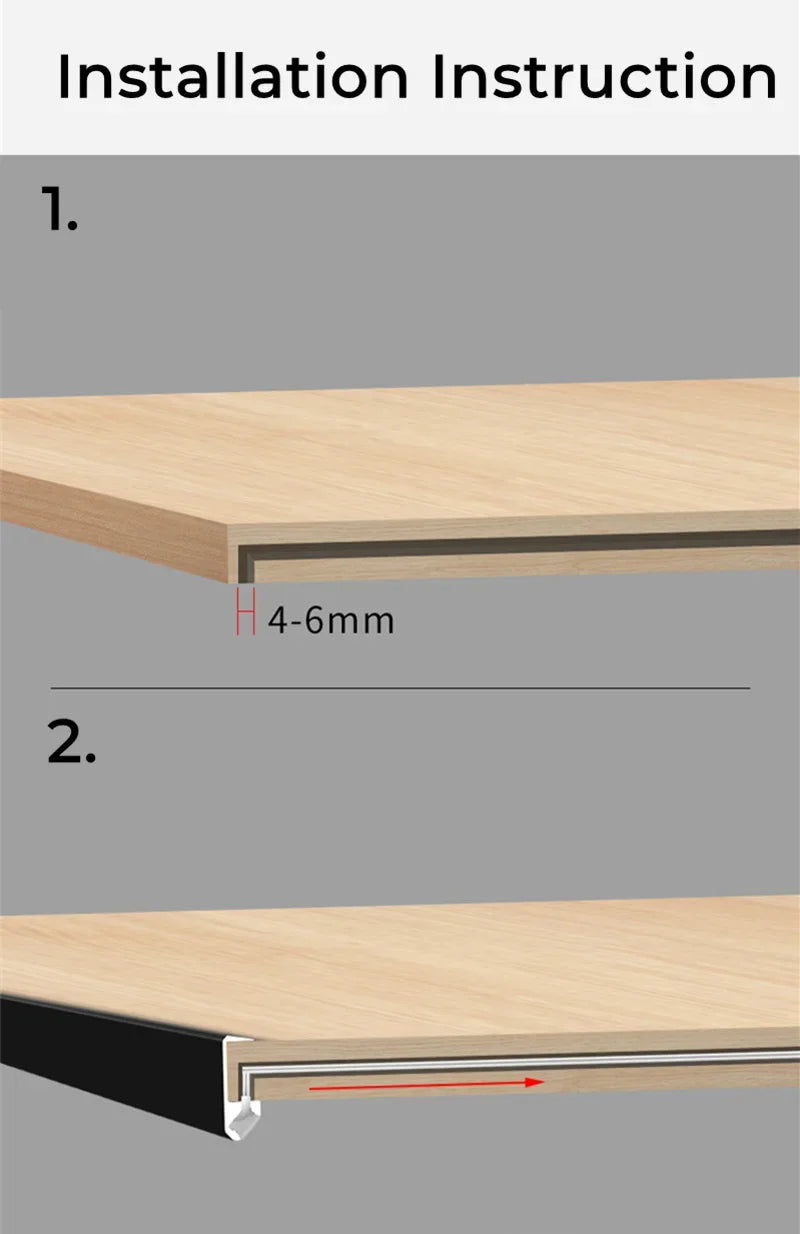 Led Cabinet Shelf Light 45 Lighting Recessed Aluminum