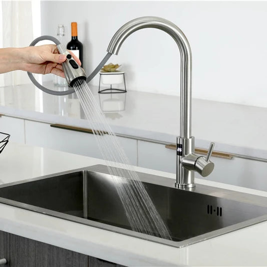 Smart Digital Touch On Faucets Stainless Steel Cold