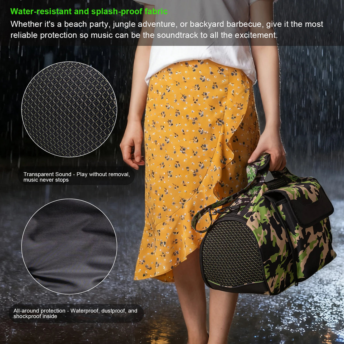 Jbl Boombox Speaker Storage Bag - Wireless Bluetooth-Compateble