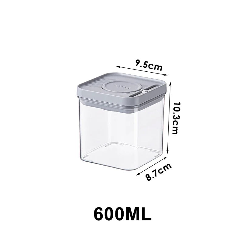 Airtight Pop Food Containers Bpa-Free Stackable Air Tight
