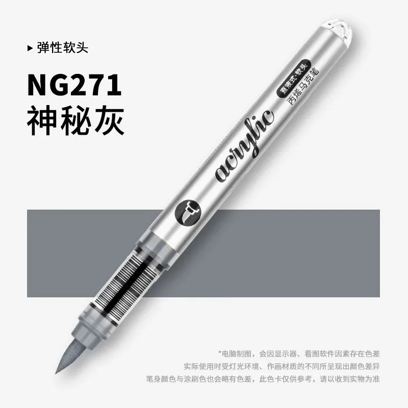 Grasp 120/1 Colors Acrylic Markers Brush Tip Paint