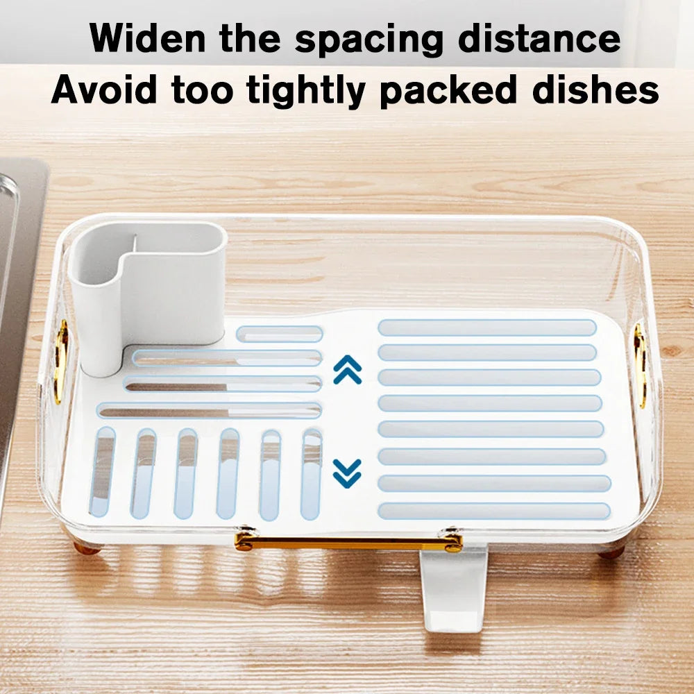 Luxury Dish Drying Rack Eco-Friendly Drainer Rack Drain