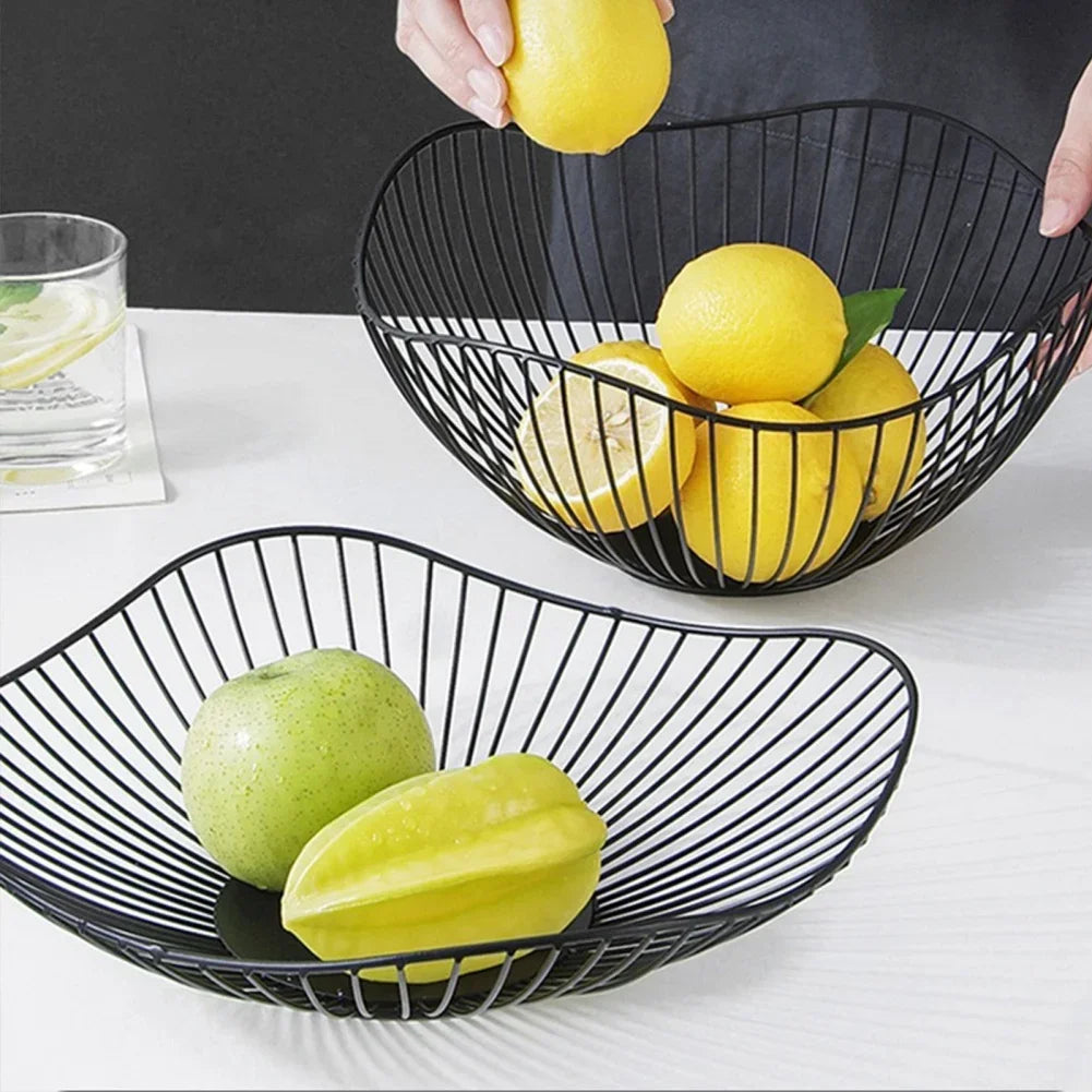 Multi Size Metal Fruit Basket Iron Snack Bread