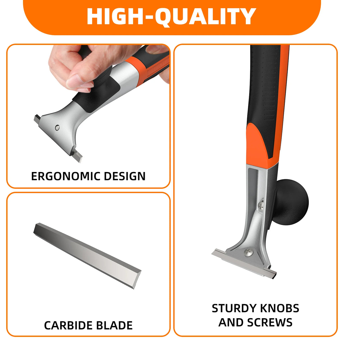 Viladepot Scraper Premium Ergonomic Carbide Scraper Removing