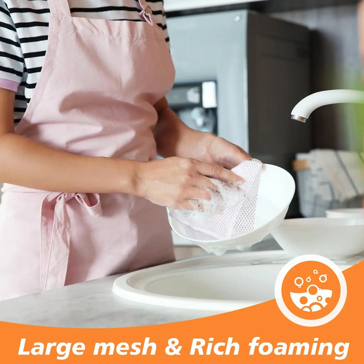 Mesh Dish Cloths Washing Dishes No Odor Dishes