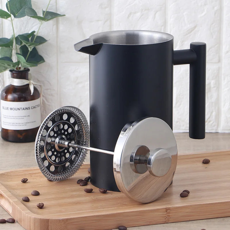 5l Coffee Maker French Press Stainless Steel Espresso