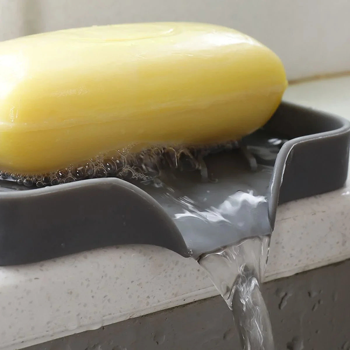 Silicone Faucet Mat Sink Tray Soap Dispenser Sponge