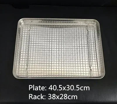 304 Stainless Steel Baking Tray Plate Bbq Tray