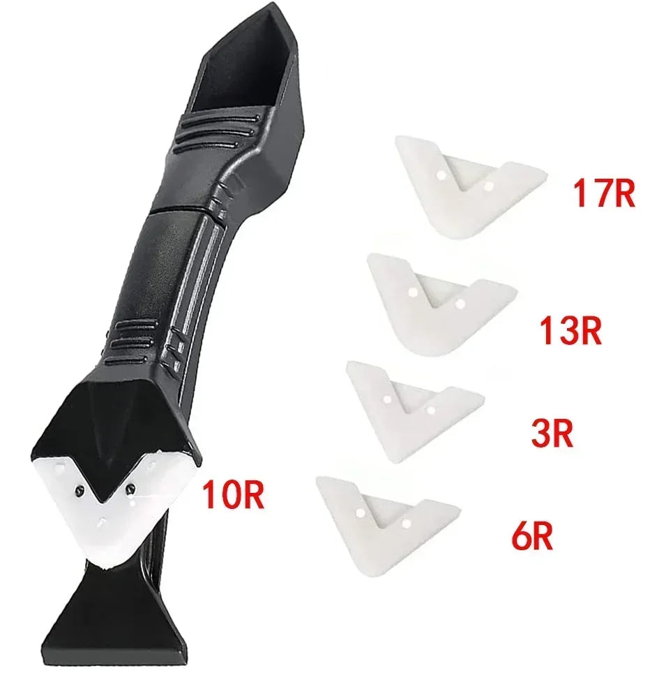 5-In-1 Silicon Scraper Silicone Smooth Grouting Kit Scraper