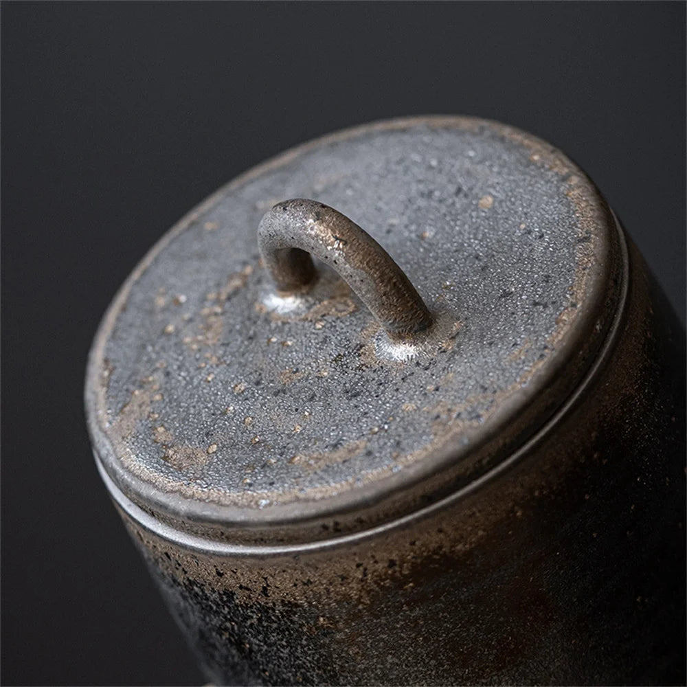 Ceramic Tea Caddy Sealed Jar Small Tea Box