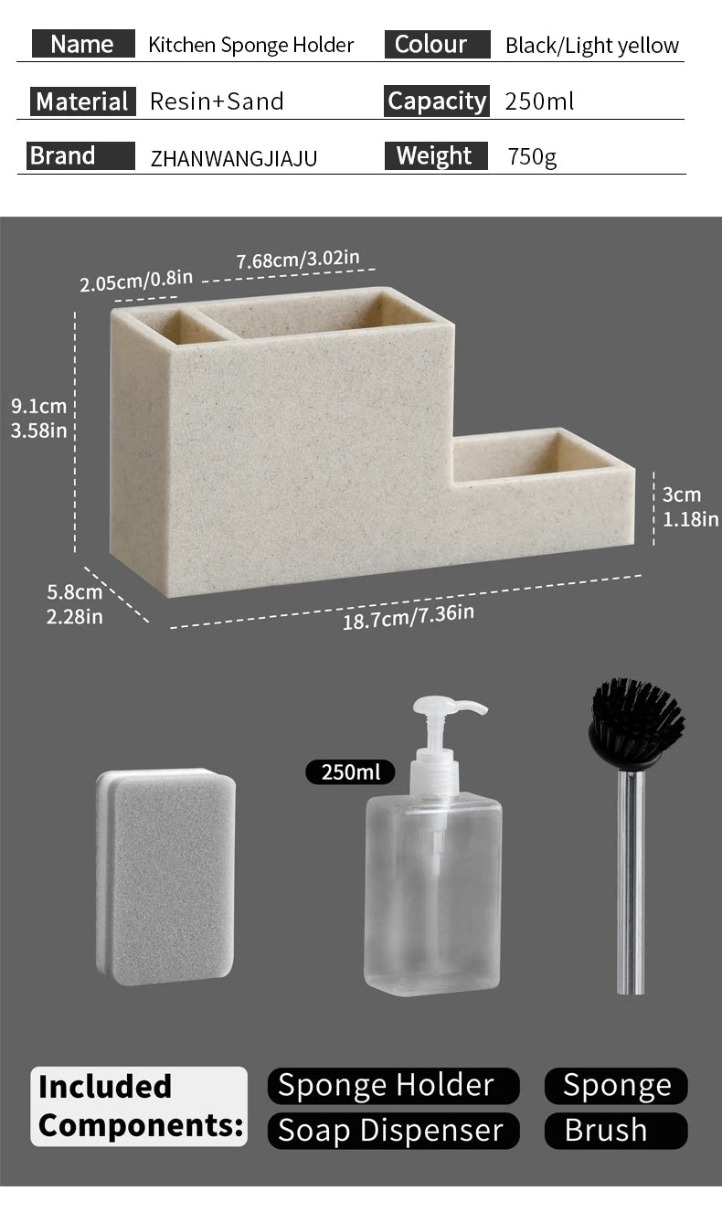 Sponge Holder Sink Organizer Sponge Organzier Torage Brush
