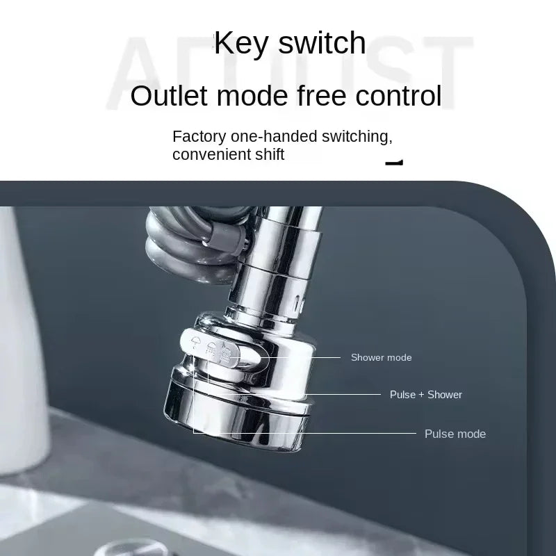 Modes Sink Faucet 360 Degree Rotation Filter Extension