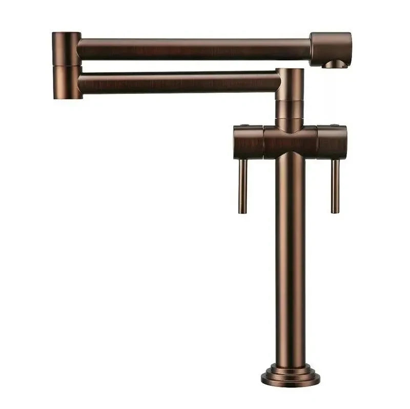 Faucet Solid Brass Crane Deck Mounted Sink Mixer