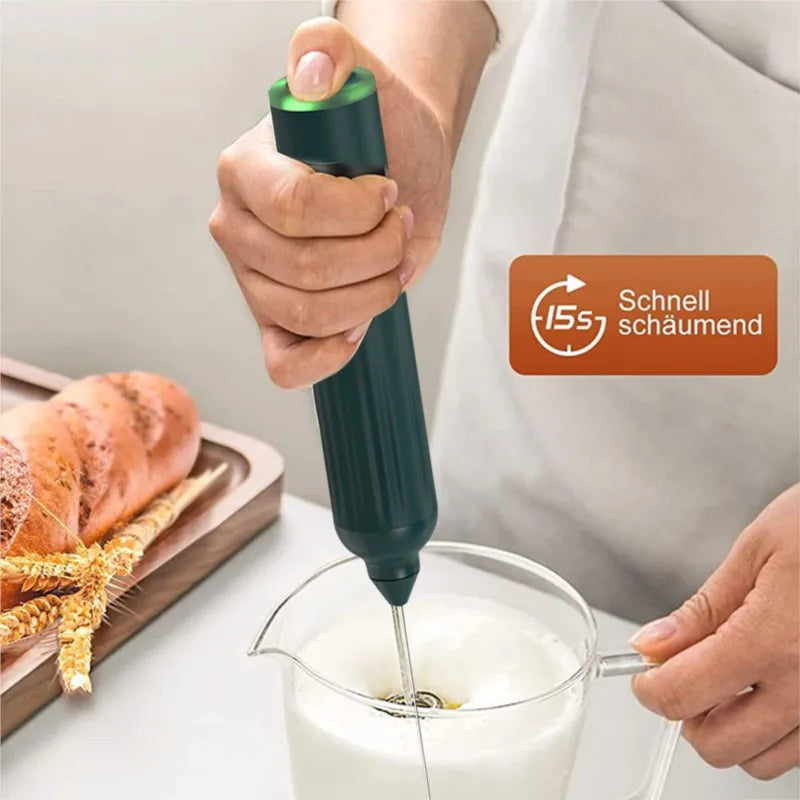 Handheld Electric Milk Frother Egg Mixer Stand Usb