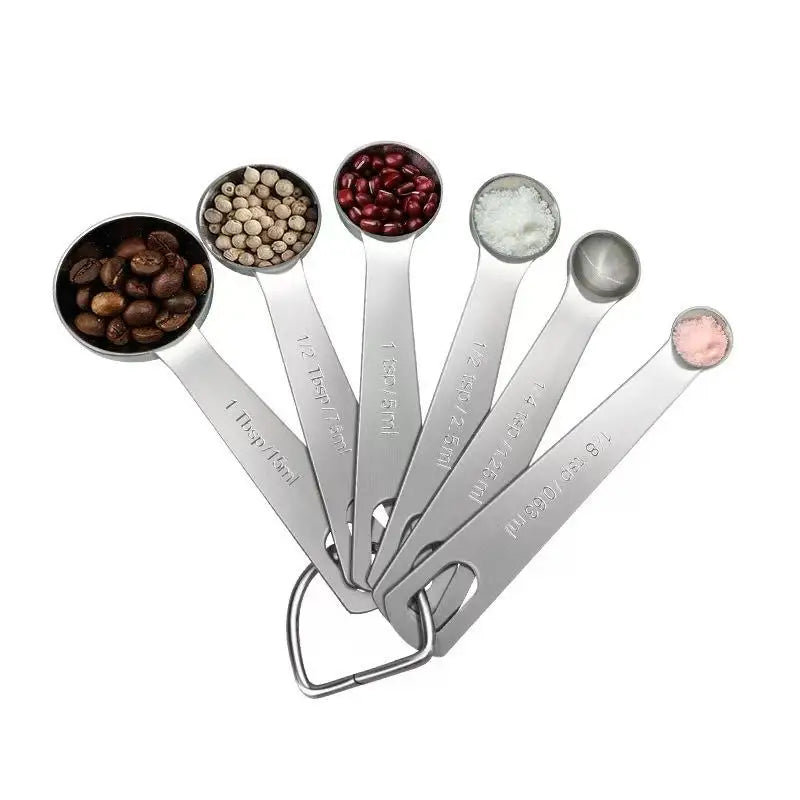 Stainless Steel Measuring Spoon 1/5/6 Scale Measuring Ruler