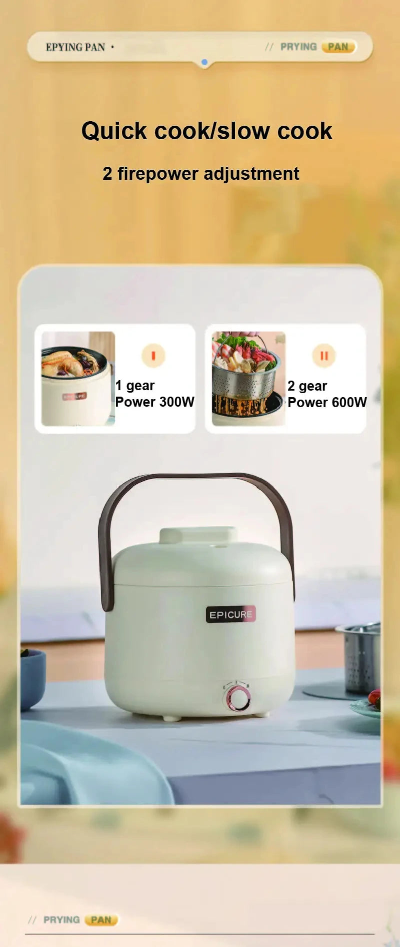 7l Smart Low-Sugar Rice Cooker Rice Soup Separation