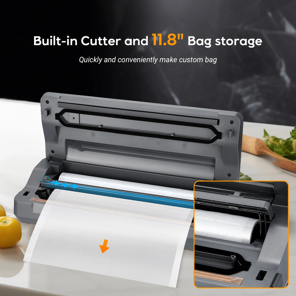 Inkbird Cordless Vacuum Sealer Machine Ink-Vs06 Vacuum Packing