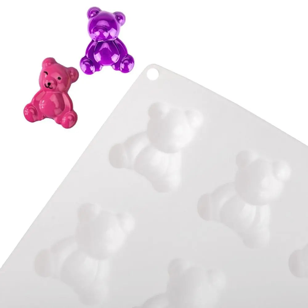 6/8/12 Cells Baking Cake Molds Little Bear Shape