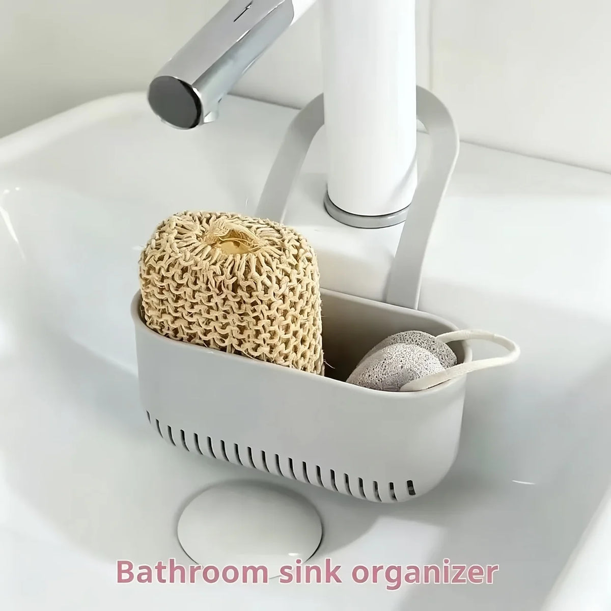 Sink Hanging Storage Basket Drain Sponge Holder Caddy