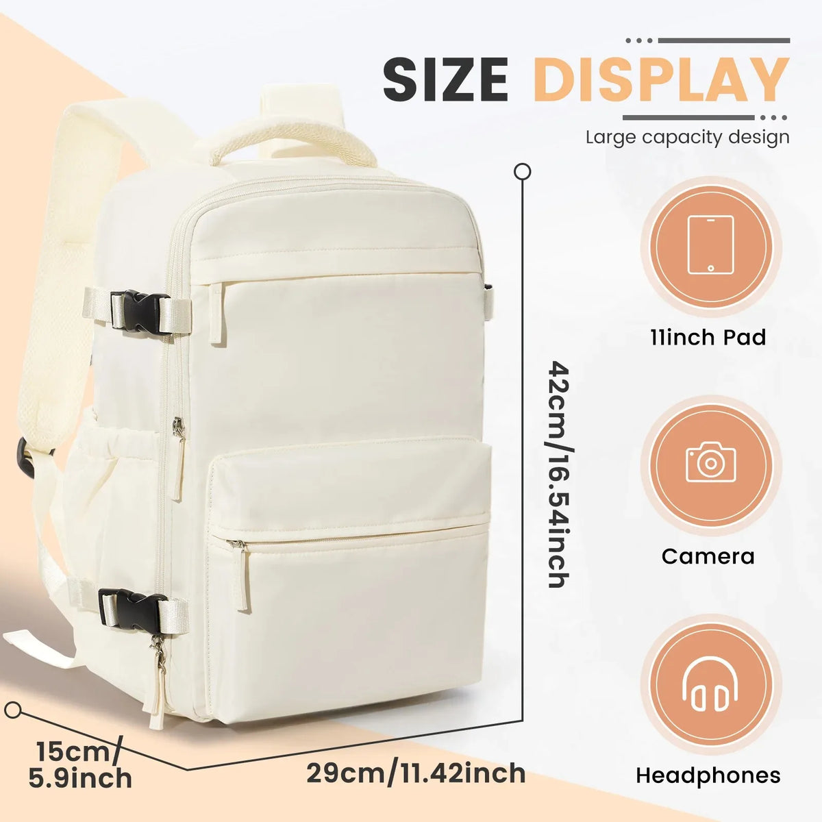 Ryanair 40x20x25 Cabin Bag Men Air Vacuum Compression