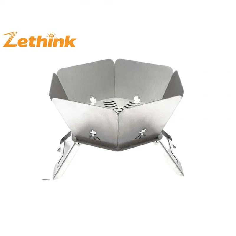 Campfire Pit Camping Wood Charcoal Bonfire Stove Stainless