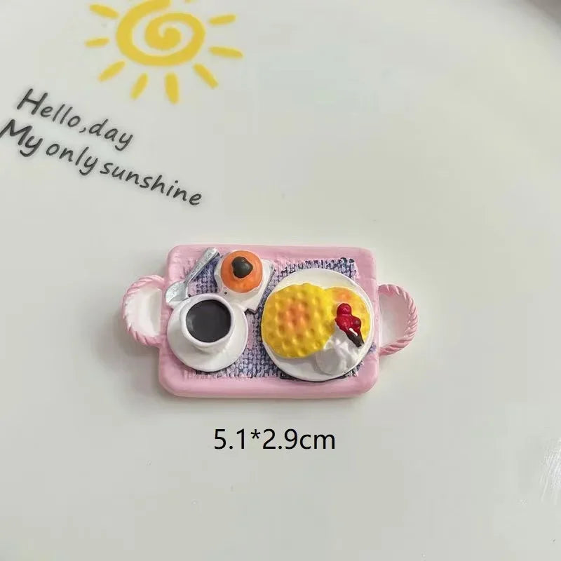 Girl Is Cute Creative Resin Refrigerator Magnets Emulating