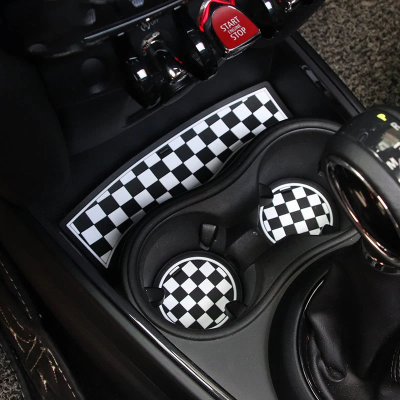 3pcs Non-Slip Car Water Cup Pad Silicone Mat