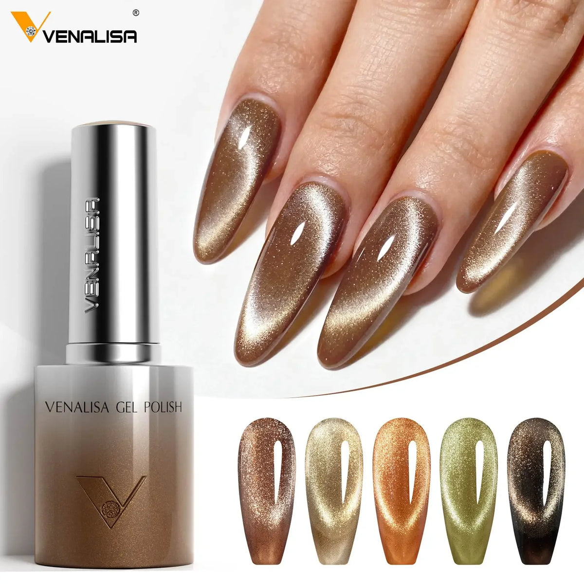 Round Brush Venalisa 1pc 10ml Nail Gel Polish