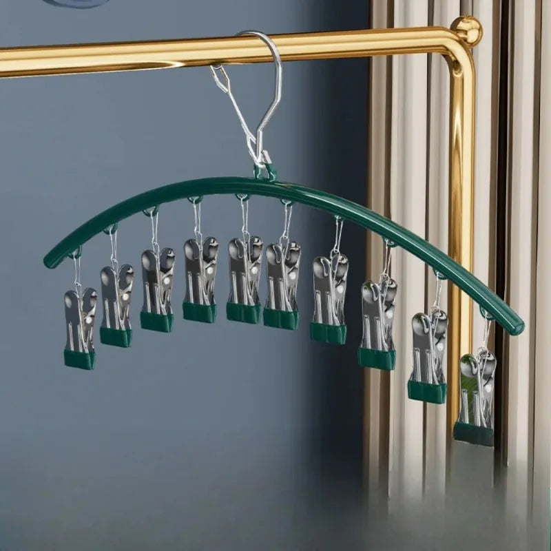 Windproof Plastic Laundry Drying Rack Clips Indoor Outdoor