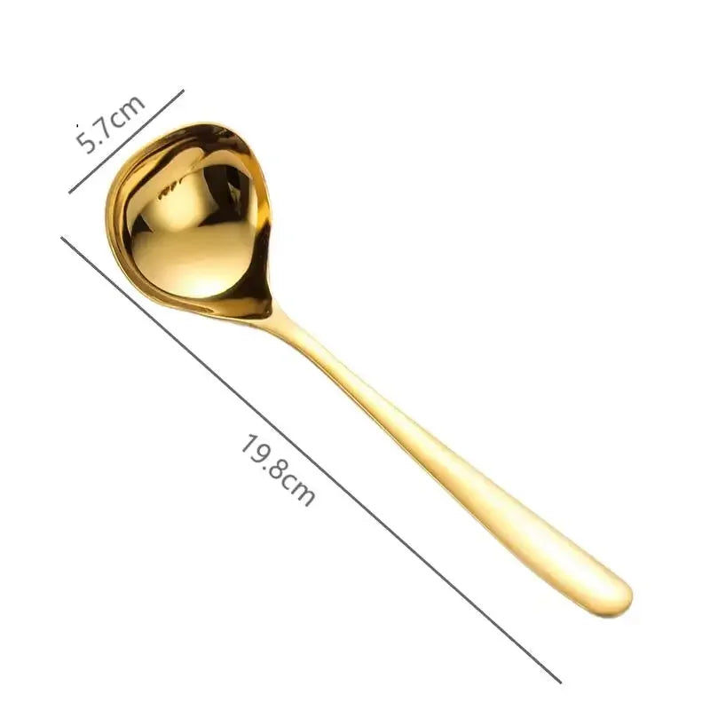 Stainless Steel Tableware Golden Pot Colander Bbq Grilling