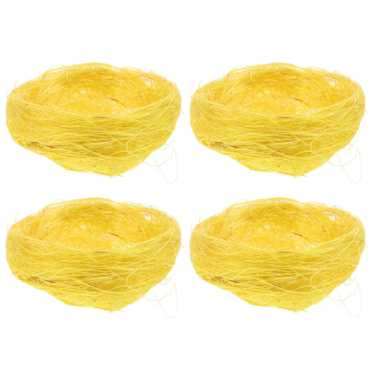 4pcs Thickened Jute Handmade Bird Nest Parakeets Finches