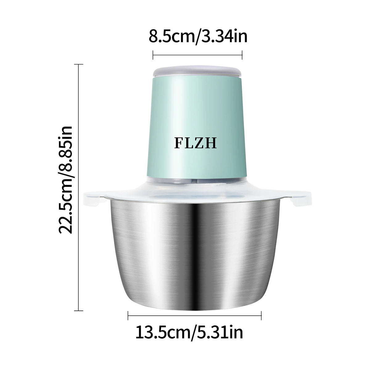 Food Chopper Food Processor Mini Electric 2l 148w