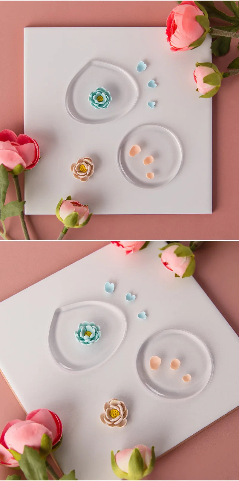 Polymer Clay Flower Petals Silicone Mat Diy Three-Dimensional