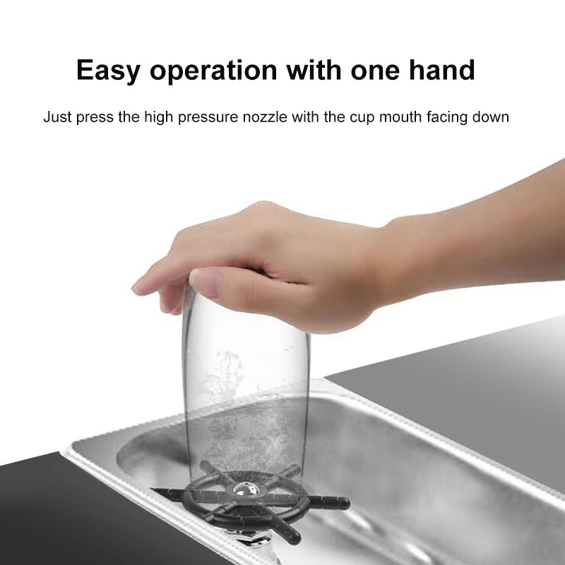 High Pressure Faucet Glass Rinser Automatic Glass Cup