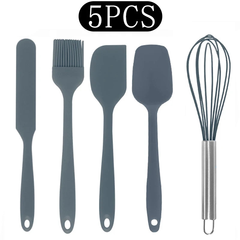 Black Non-Stick Silicone Kitchenware Cooking Utensils Cookware