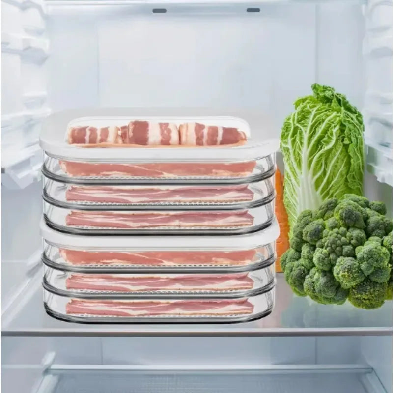 Meal Prep Containers Stackable Food Storage Boxes Lid