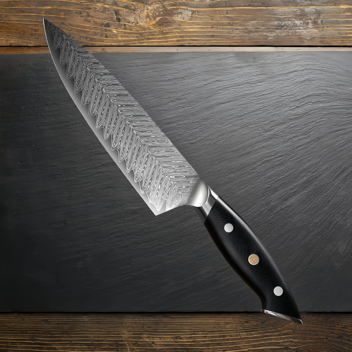 Damascus Chef Knife Aus-10 Steel 67-Layer Vg10 Sharp