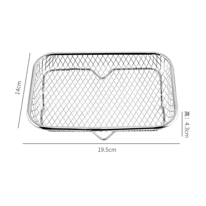 Durable Stackable Air Fryer Rack Non-Stick Stainless Steel