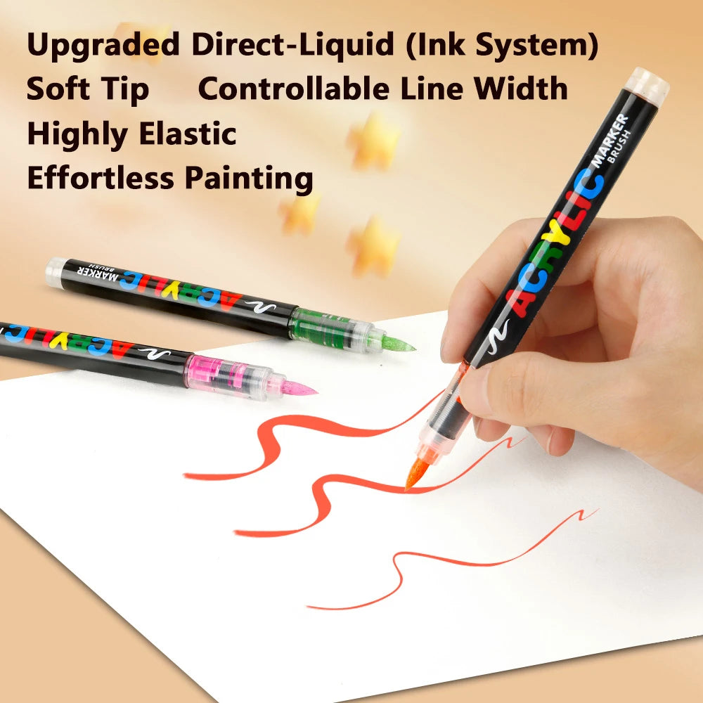 120/168/240/288 Colors Art Markers Large Color Systems Soft