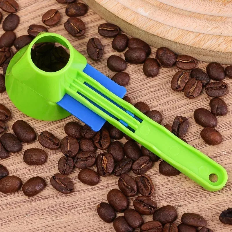 4/1pcs Creative Protein Powder Sliding Spoon Funnel Spoons