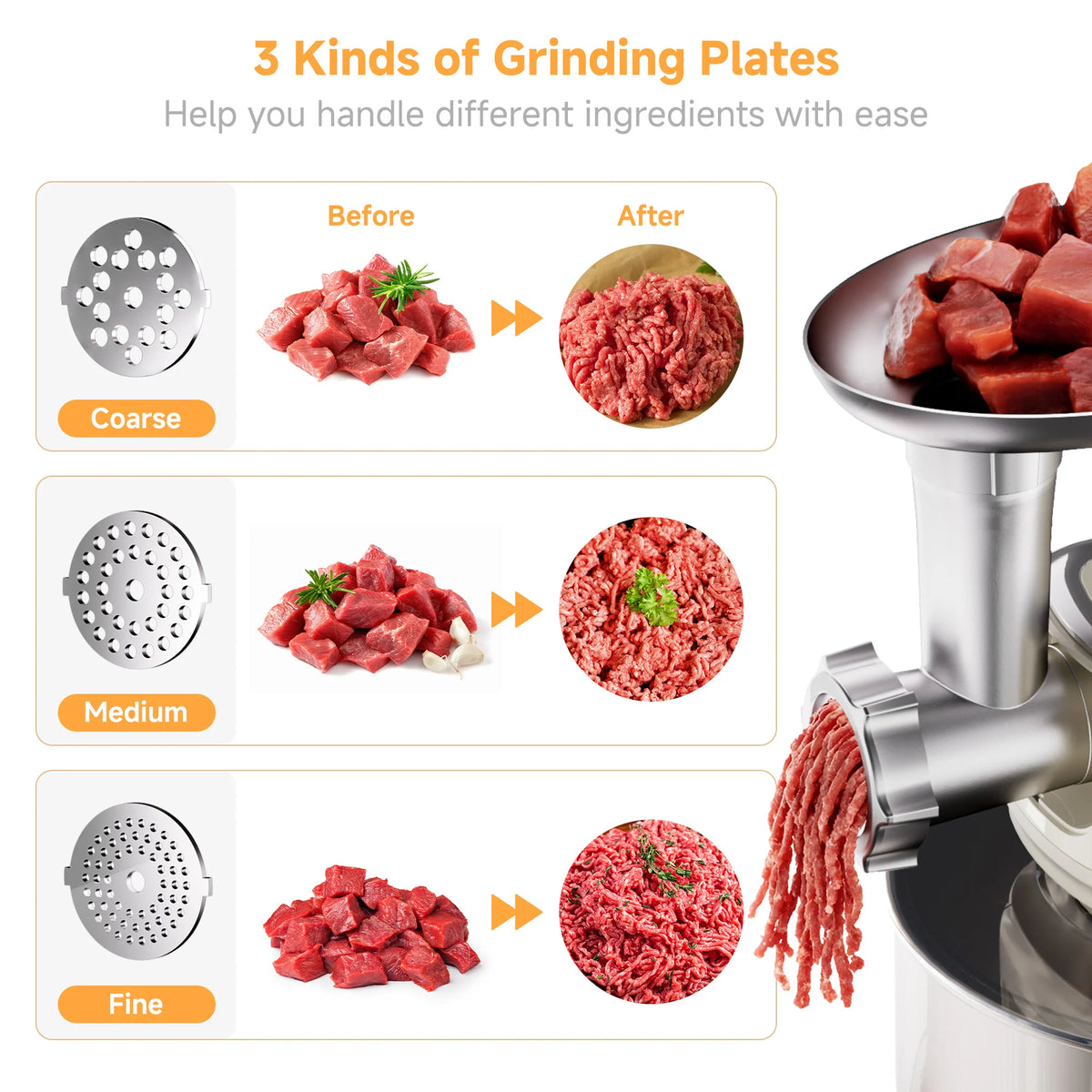 Biolomix 7l Food Mixers Baking 1200w Dc Motor