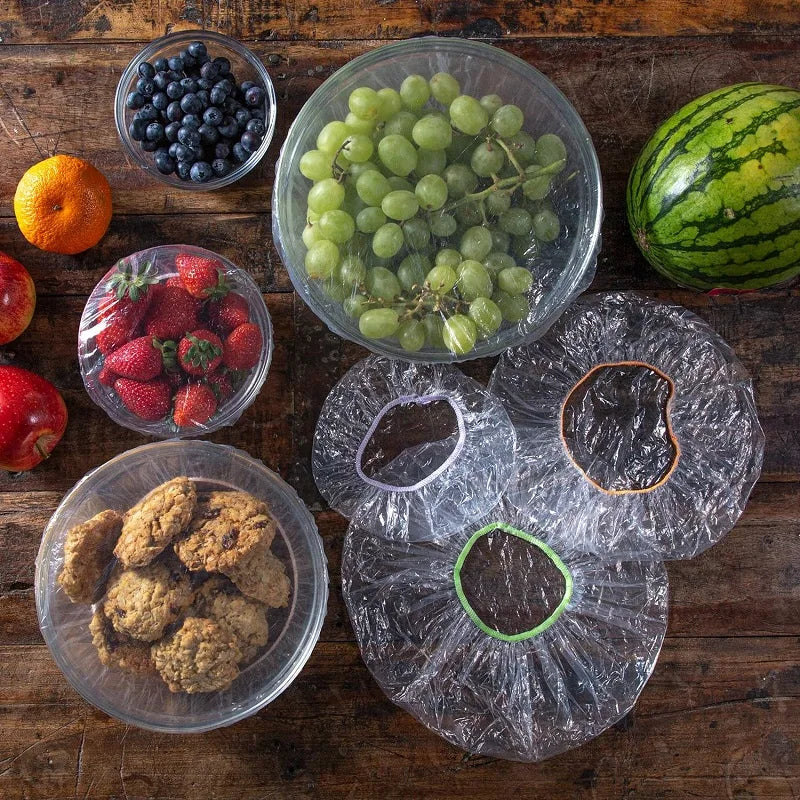 Disposable Food Cover Plastic Shower Cap Fruit Food