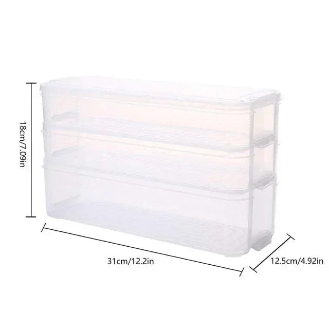 Fridge Freezer Space Organizer Refrigerator Storage Rack Shelf