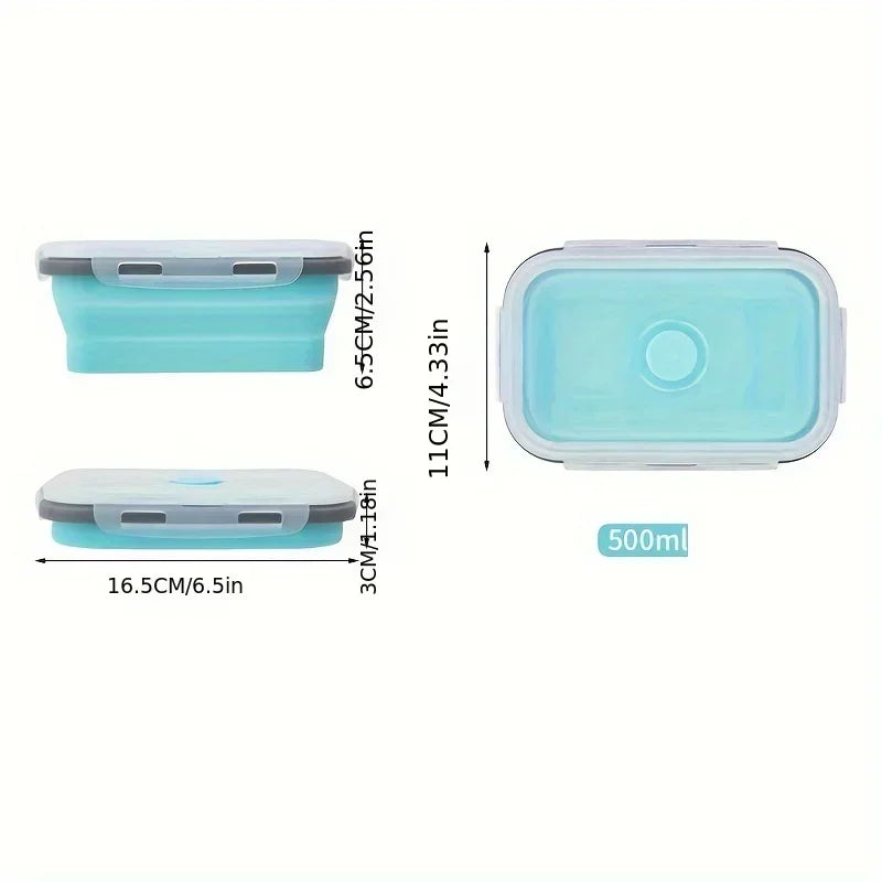 Collapsible Silicone Food Storage Microwave Safe Rv Travels
