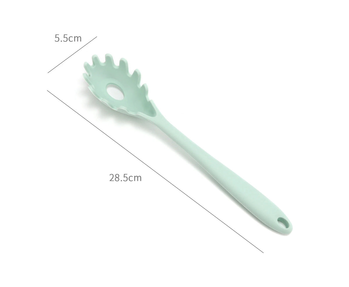11 Inch Pasta Fork Premium Silicone Spaghetti Strainer