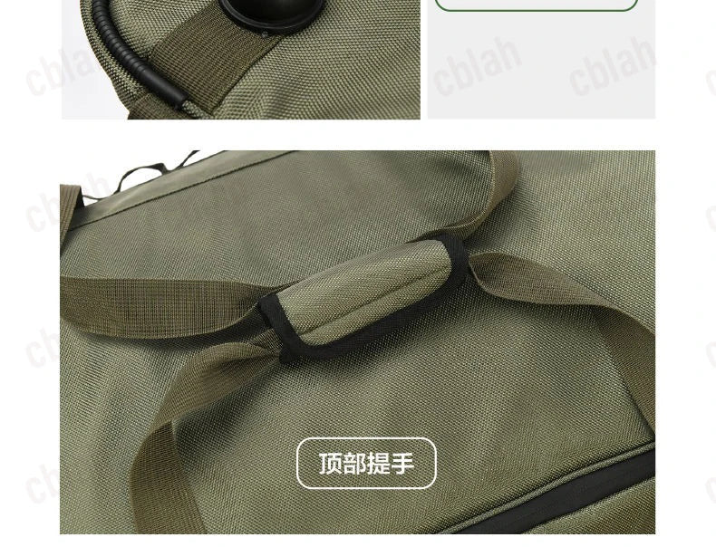 130l Wheeled Duffel Bag Waterproof Rolling Storage Bag